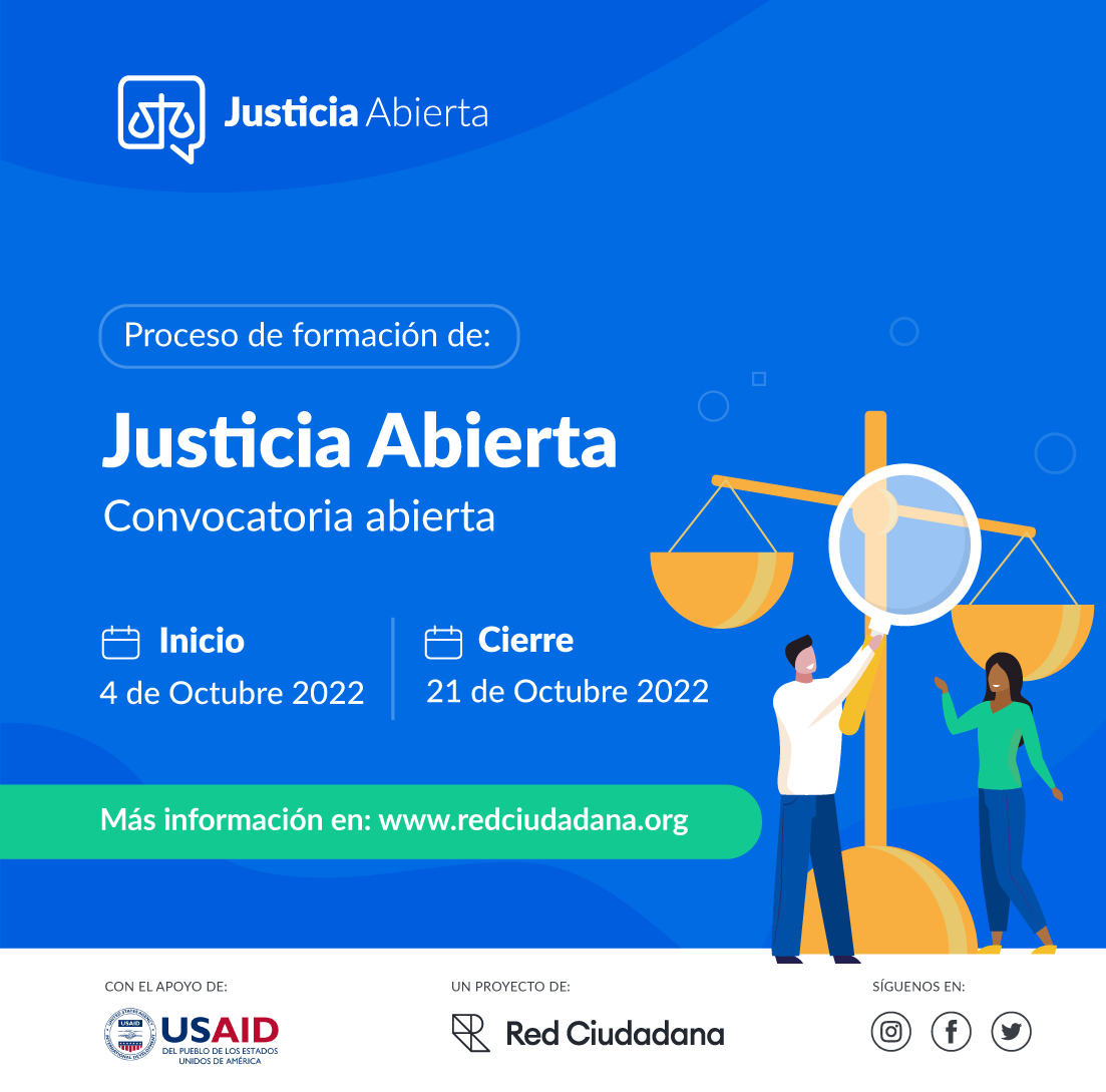 Proceso de formación: Justicia Abierta